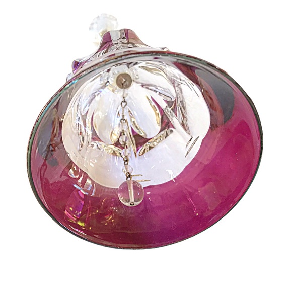 Vintage Dinner Bell Cranberry Ruby Red Hostess Gift Ideas Gift For Mom Holidays - Picture 5 of 7